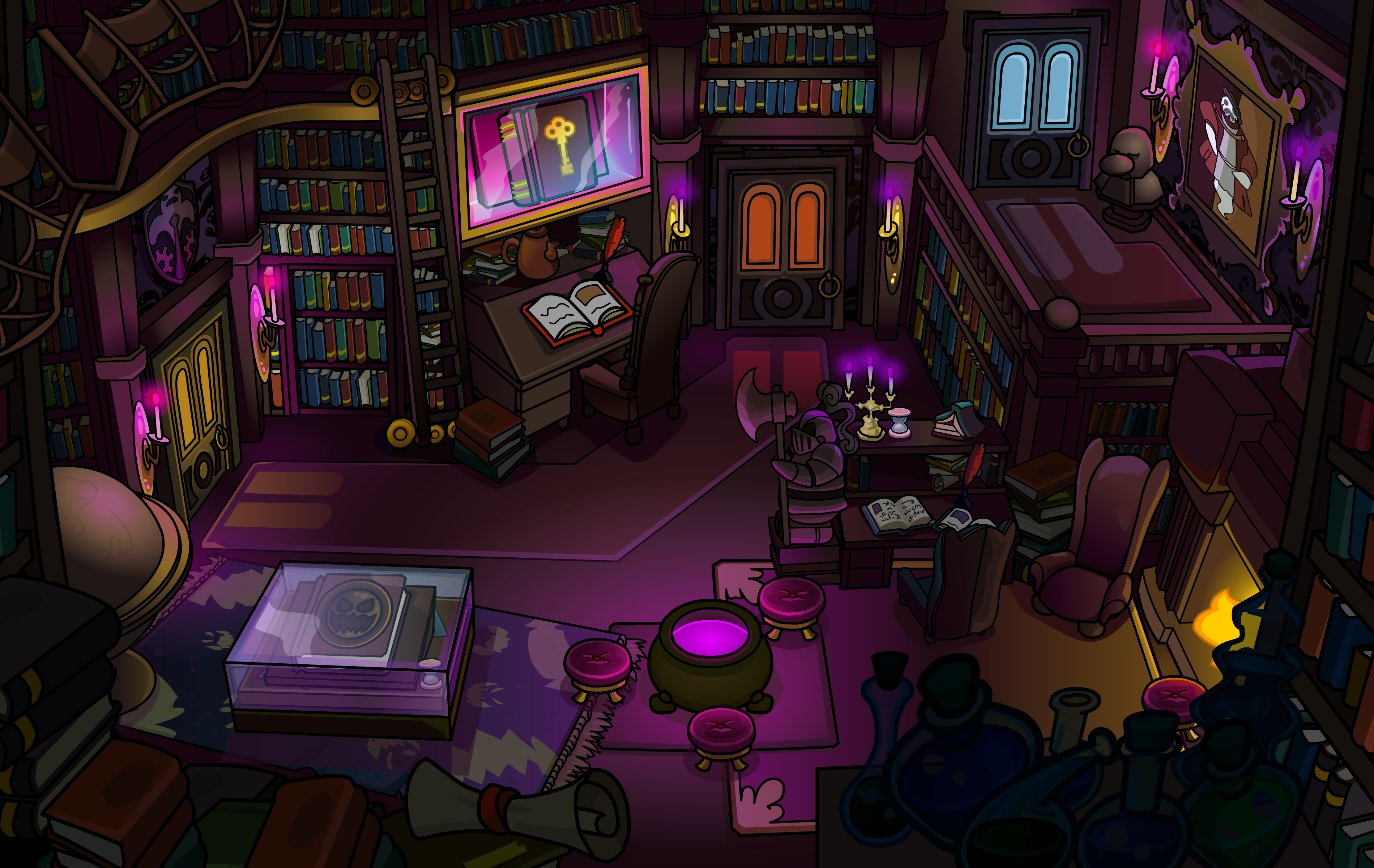 Club Penguin Halloween Party 2015 Room Sneak Peeks (Updated With More Rooms  and Music!), Club Penguin Memories