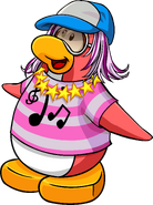 As seen worn by one of the 101 Days of Fun characters, along with The Freestyle, White Diva Sunglasses, and Pop Music Shirt