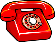 The Phone as seen on the Puffle Rescue desk