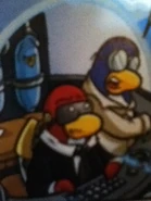 Pinguino Jet Pack y Gary en el comic: "Cangrezilla"