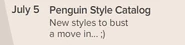 The Club Penguin Times Issue #348 suggesting the type of clothing that will be available