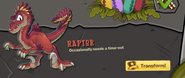 The Red Raptor's description