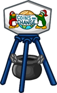 The Coins for Change Donation Station as seen in 2014.