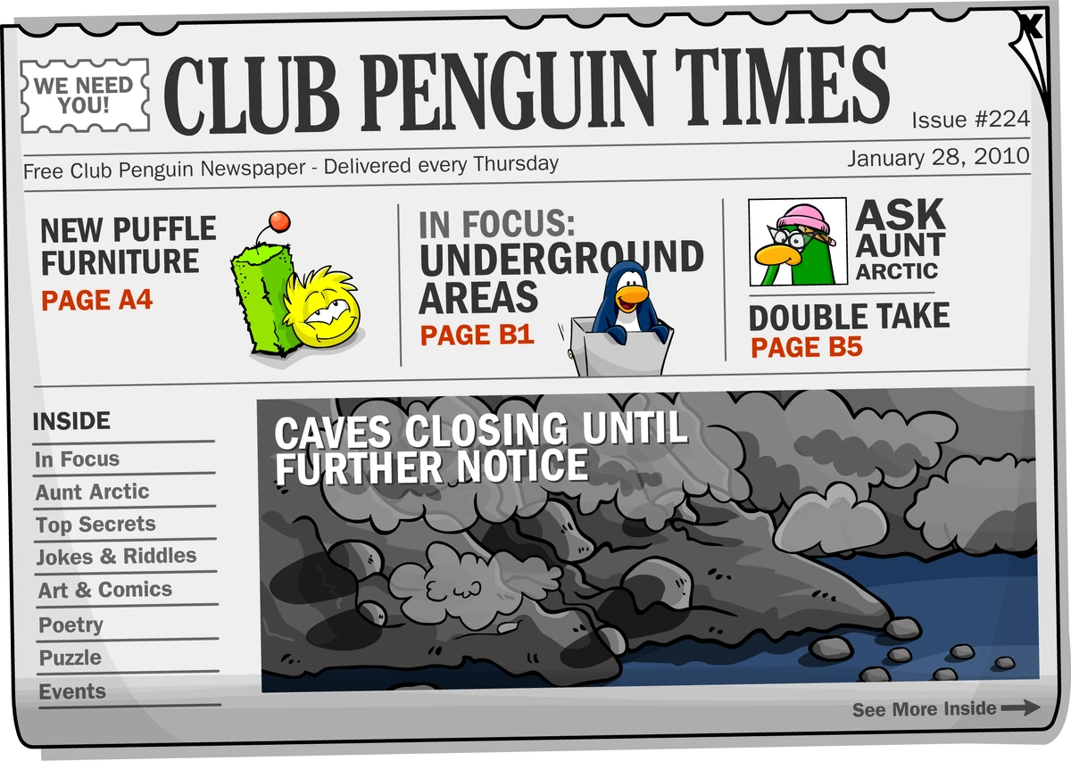 Club Penguin Times/Issue 224 Club Penguin Wiki Fandom