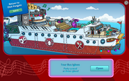 The Music Cruise map at the Music Jam 2014