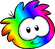 Rainbow puffle