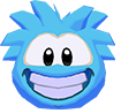 Blue puffle 3d icon