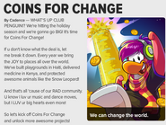 The Support Story of issue #477 of the Club Penguin Times