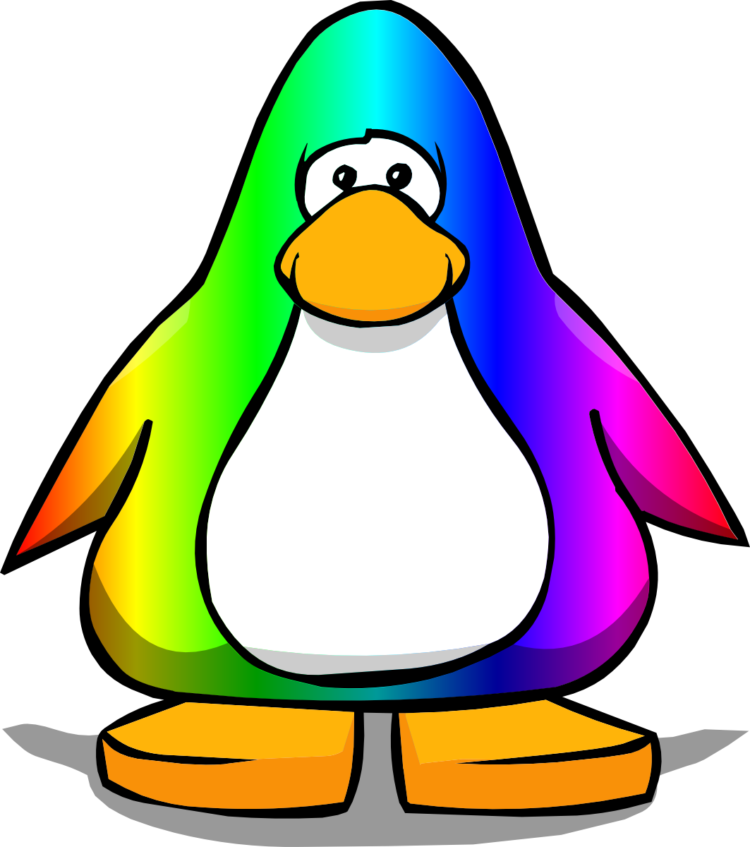 Fanart Rainbow Penguin P-p Sprites - Club Penguin Penguin Dance Clipart,  clipart, png clipart