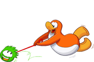 PenguinGreen Puffle.png (143 KB) A Penguin and his Green Puffle