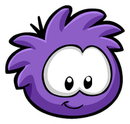 Purple Puffle Pin icon