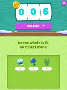 Menu after exchanging