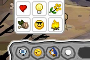 The party emotes and the Prehistoric Themed Toolbar