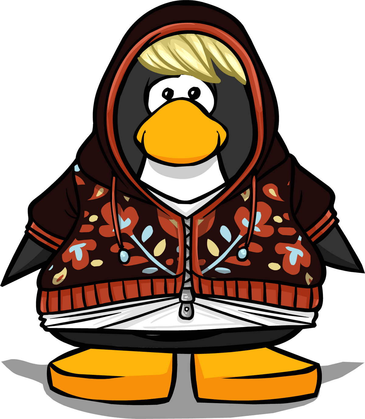 Black hoodie club penguin 2025