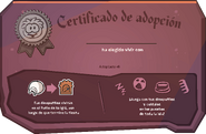 Certificado Dinopuffles