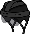 Black Hockey Helmet