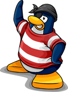 As seen in series 2 of the Treasure Book, along with the Puffle Bandana and Eyepatch