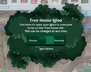 Another note of the Tree House Igloos list