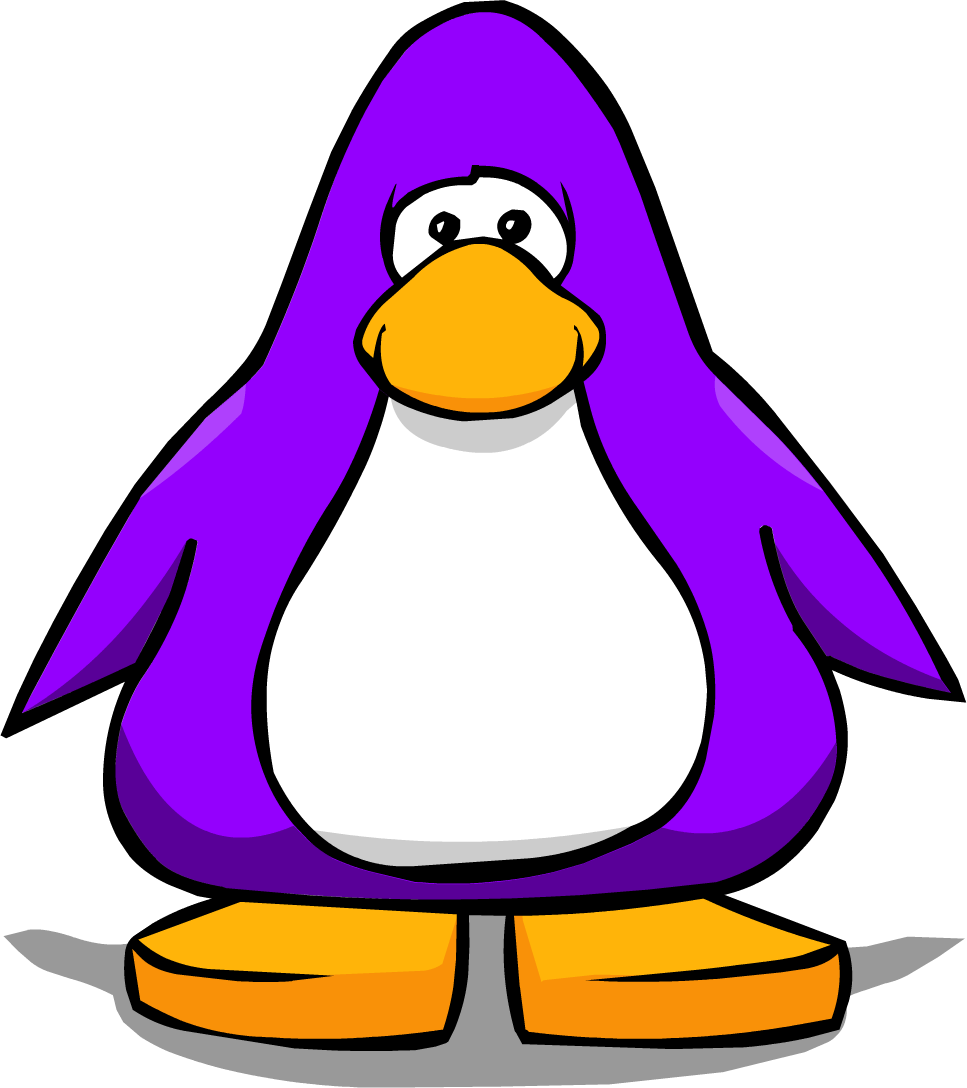 Purple Cloud Look 1 - Club Penguin Penguins Png - Free Transparent PNG  Download - PNGkey