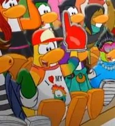 The I Heart My Rainbow Puffle T-Shirt in a Hollywood Party video