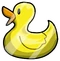 Pin de Patito de Goma icono