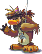 Puffle Party 2015 Sasquatch with Fishing Pole