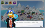 The Introduction to Club Penguin during the party