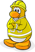 As seen in issue #257 of the Club Penguin Times, along with the Yellow Hockey Jersey