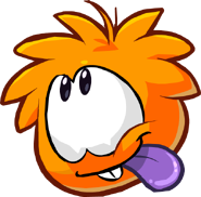 Orange-puffle6.png (59 kB) Un Puffle Naranja viendo hacia arriba