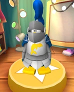 Sir Champion con su estilo de caballero.