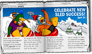 An article in issue 183 of the Club Penguin Times about Toboggans