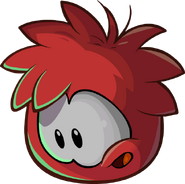 A desperate red puffle