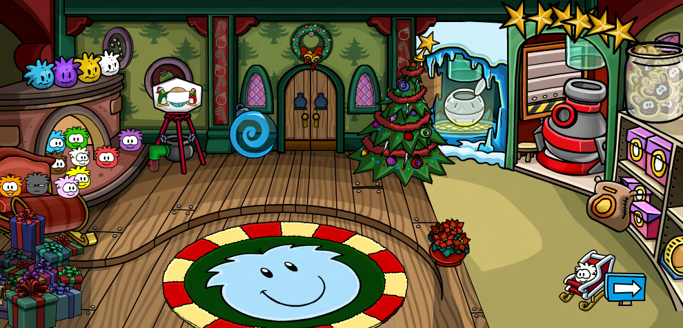 Club Penguin Edits on X: Book Room