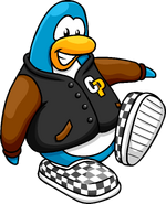 As seen in the August 2008 Penguin Style catalog, along with the Black Checkered Shoes