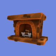 Bronze Fireplace