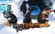 Choose your Element menu before battling Tusk