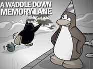The party hat appearing in "A Waddle Down Memory Lane" in the Club Penguin Times.