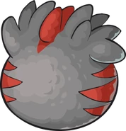 Huevo de Puffle T-Rex negro