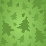 Evergreen Trees Background