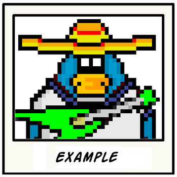 A large Pixel Penguin, still with amazing quality graphics!