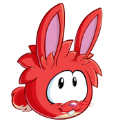 Puffle Conejo Rojo