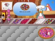 "Make your own cookie" on the Club Penguin App