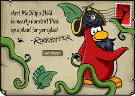 Rockhopper's Plants postcard