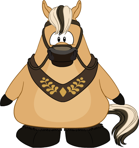 Disfraz de Caballo, Club Penguin Wiki