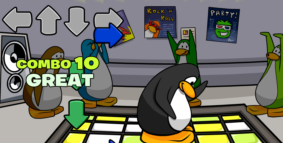 doing the club penguin dance (1 Hour Version) 