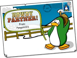 Howdy postcard