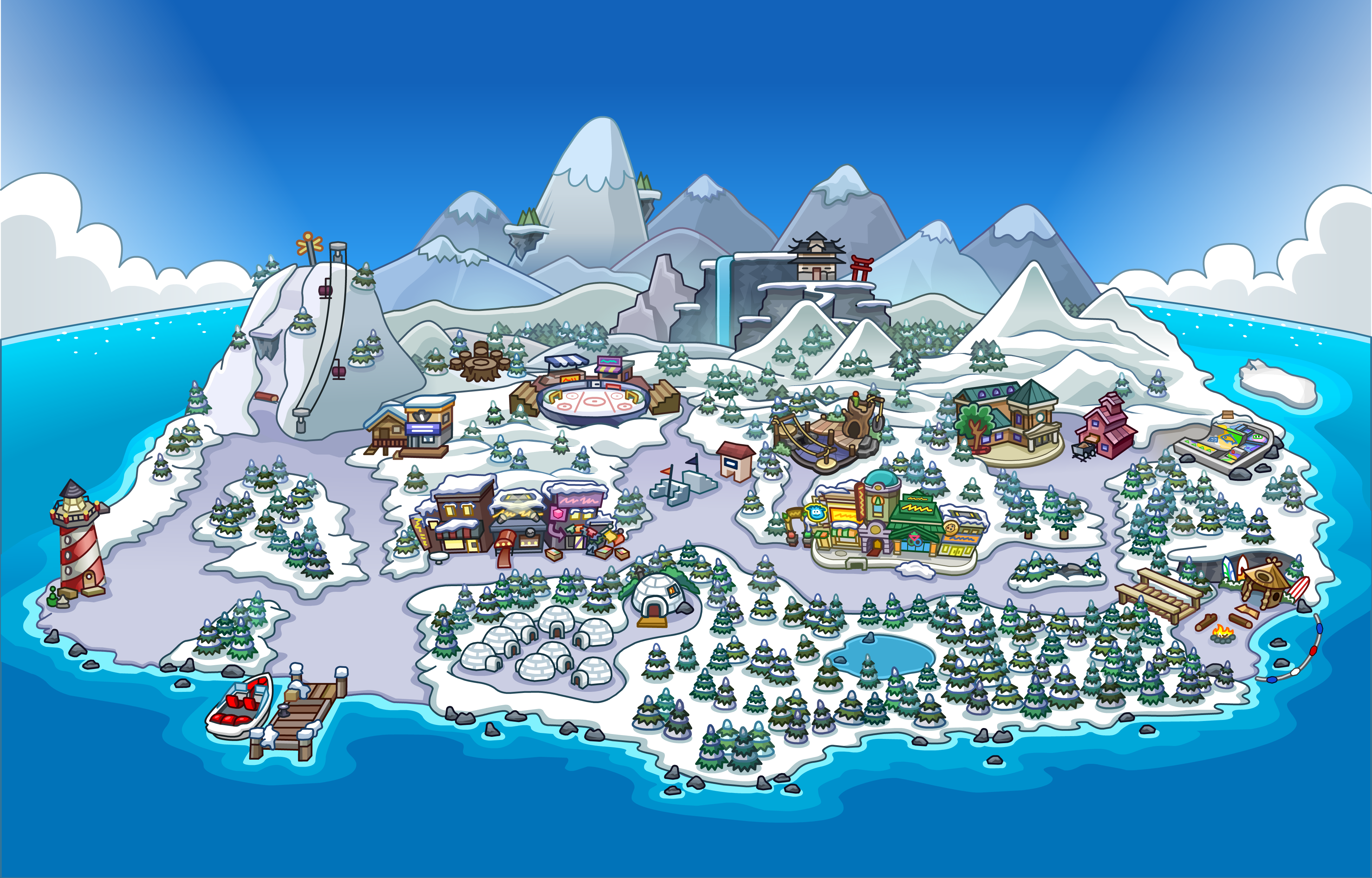 Isla de Club Penguin (Lugar) | Club Penguin Wiki | Fandom