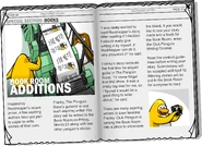 Franky talking about writing his own book (issue 75)