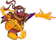 CPT 266 fire ninja.png (719 KB) As seen in issue 266 of the Club Penguin Times, along with the Lava Mask and Magma Coat