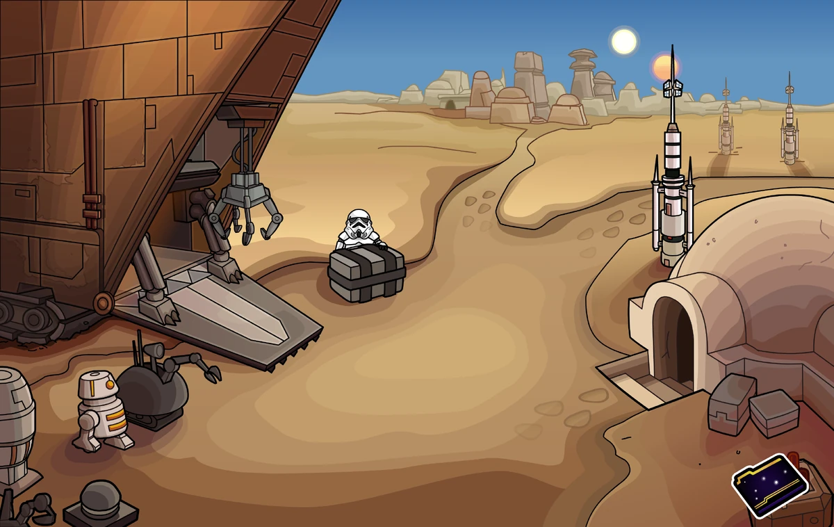 Tatooine (room) | Club Penguin Wiki | Fandom